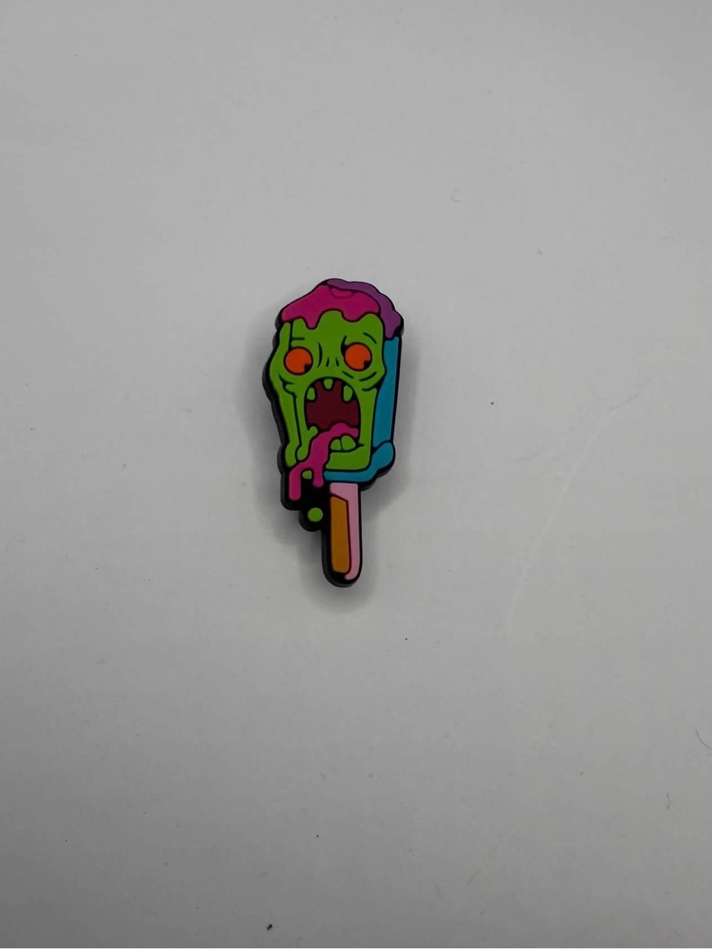 Creepy Cute Zombie Popsicle Croc Shoe Charm Neon Horror